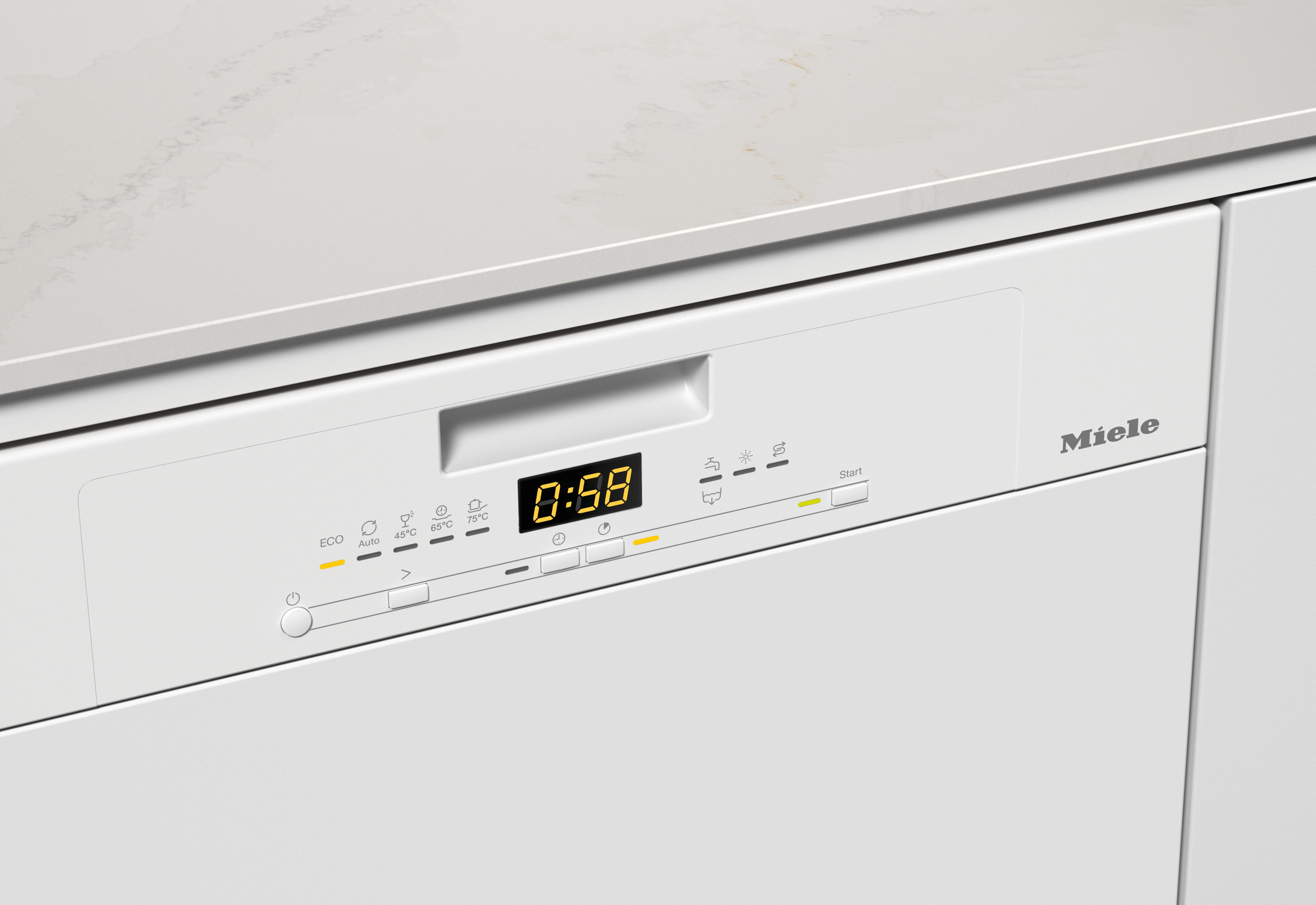 MIELE G5611IACTIVEBW vaatwasser met bedieningspaneel