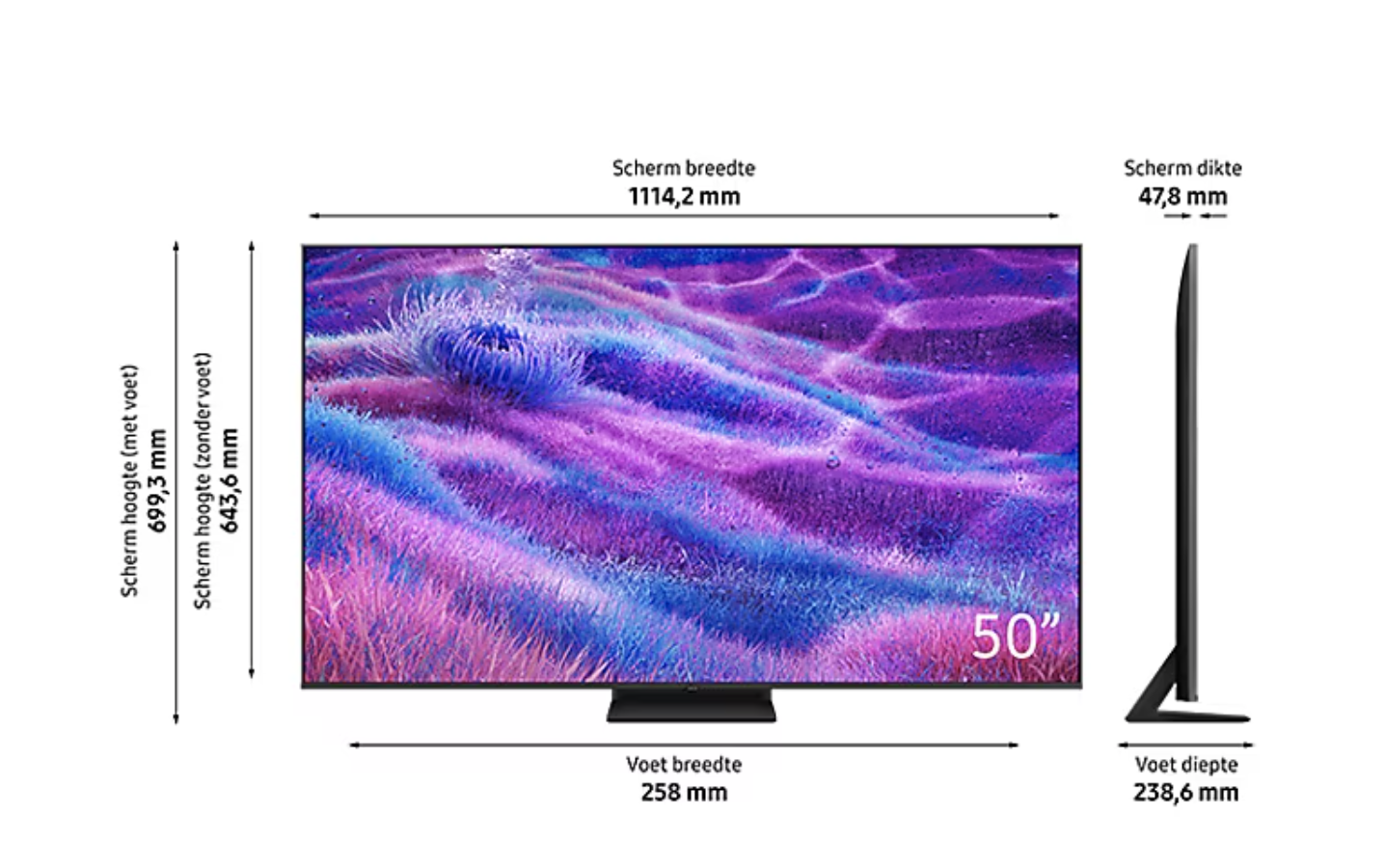SAMSUNG QE50QN83FAUXXN televisie 4K UHD - 50''