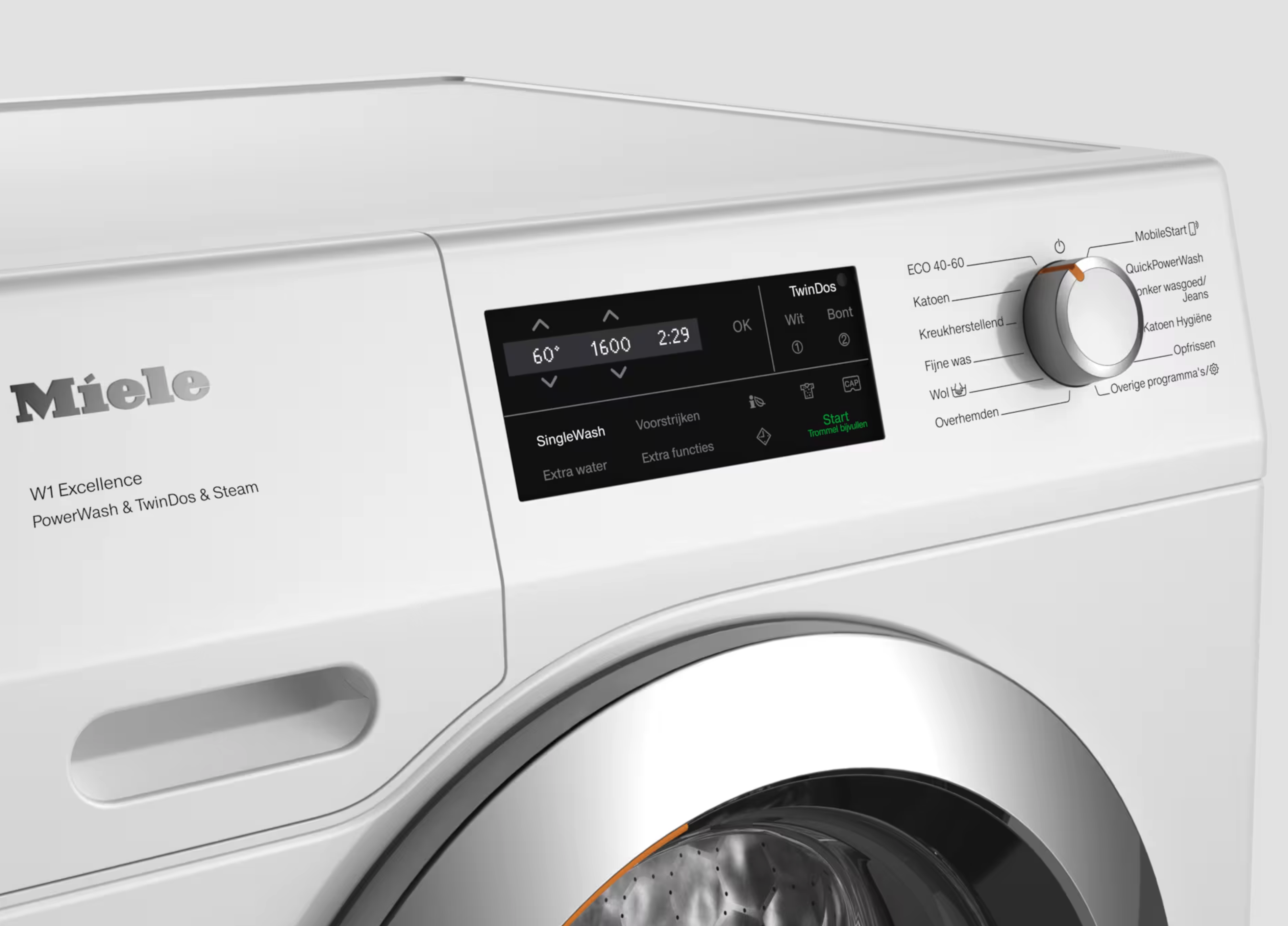 MIELE WEJ895WPS CHROME EDITION wasmachine