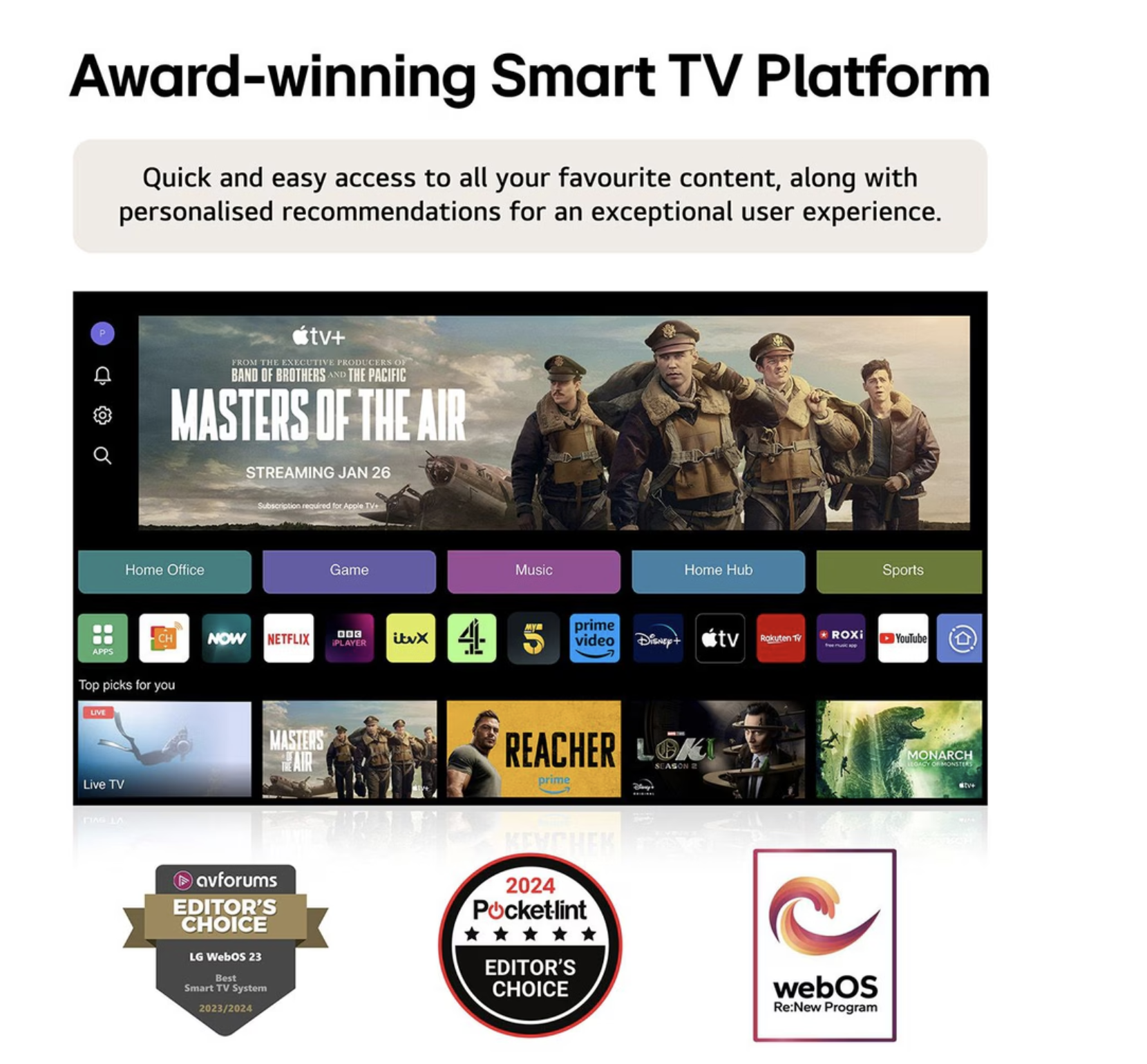 LG 98UT91006LA televisie 4K UHD - 98"