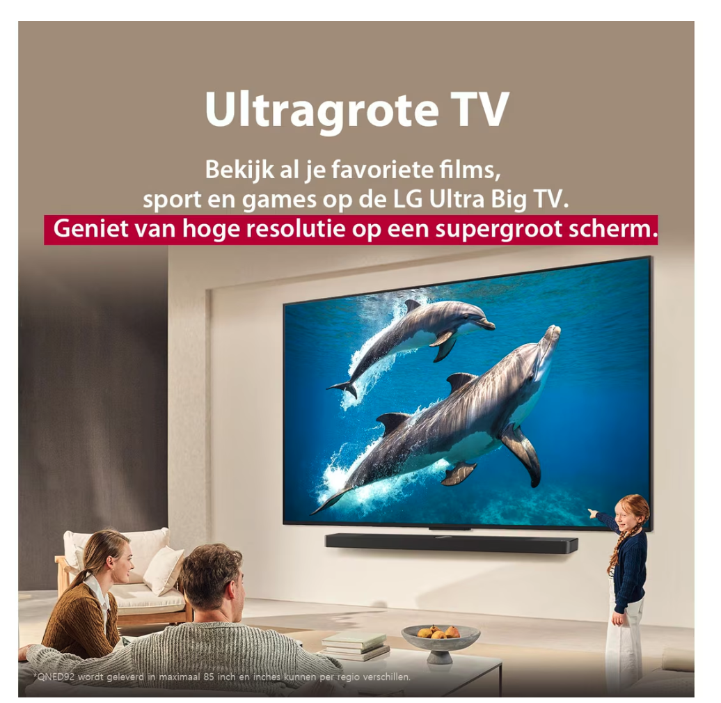 LG CE 75QNED84A6C televisie 4K UHD - 75"