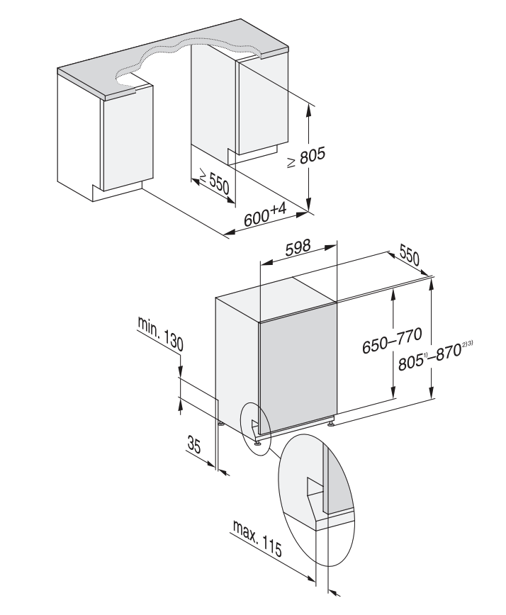 MIELE G5651SCVIACTIVEEDST vaatwasser volledig integreerbaar