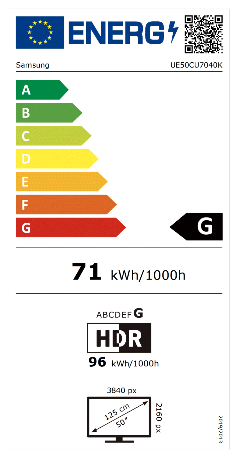 SAMSUNG UE50CU7040KXXN televisie 4K UHD - 50''