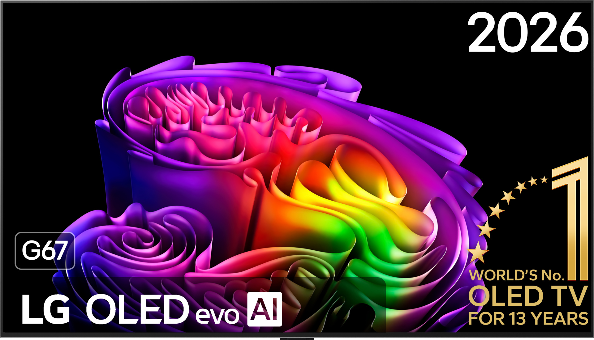 LG OLED65G67LW televisie 4K UHD - 65"
