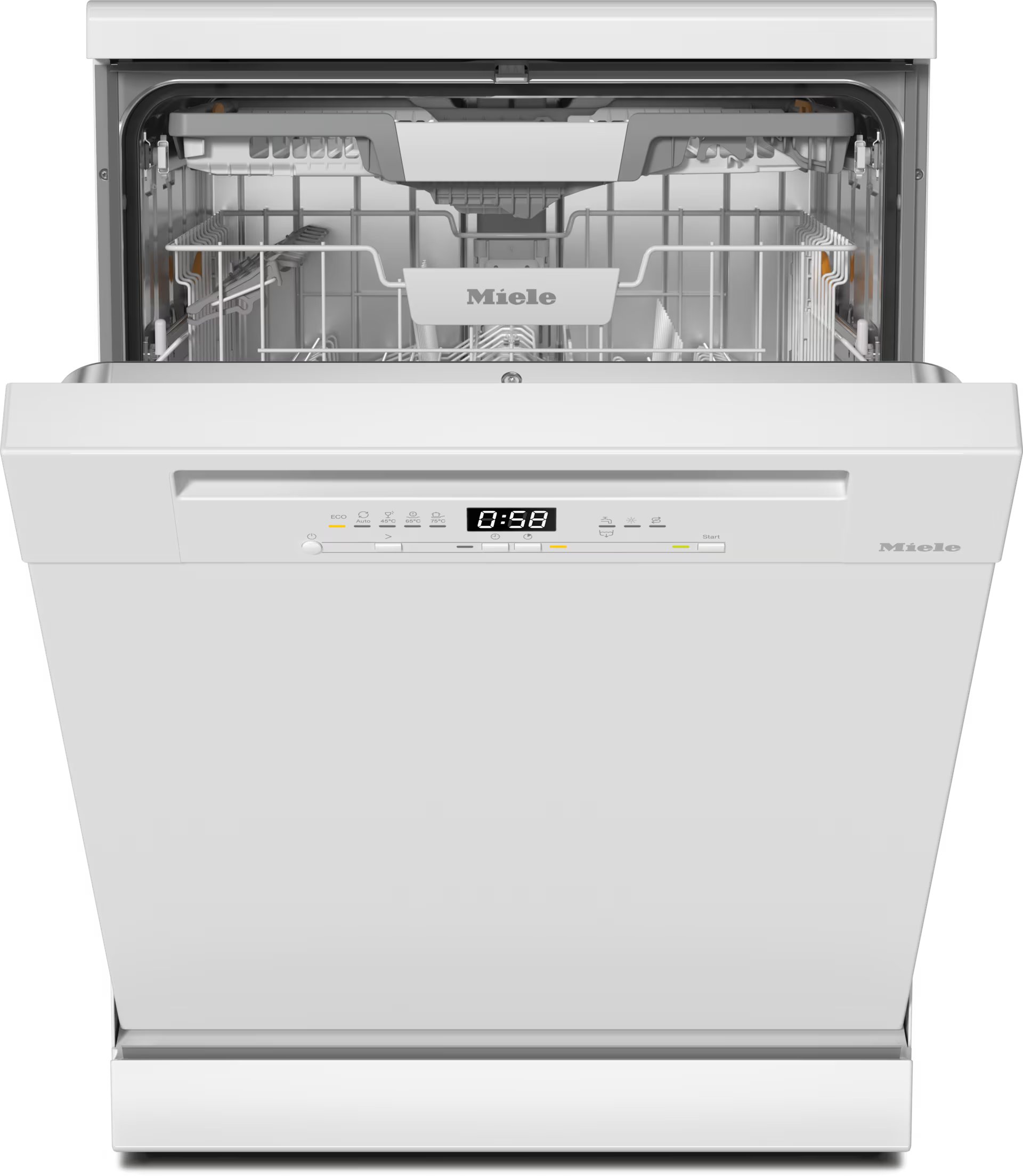MIELE G5811SCACTIVEPLUSBW vrijstaande vaatwasser