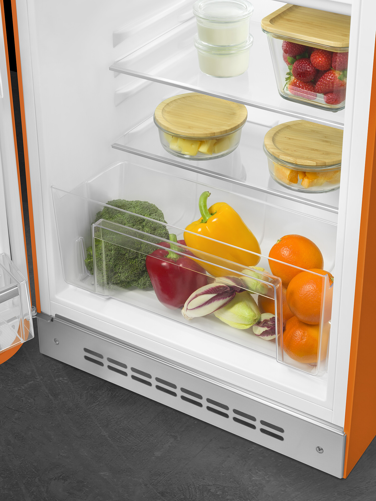 SMEG FAB10LOR6 vrijstaande koelkast met vriesvak - 96cm