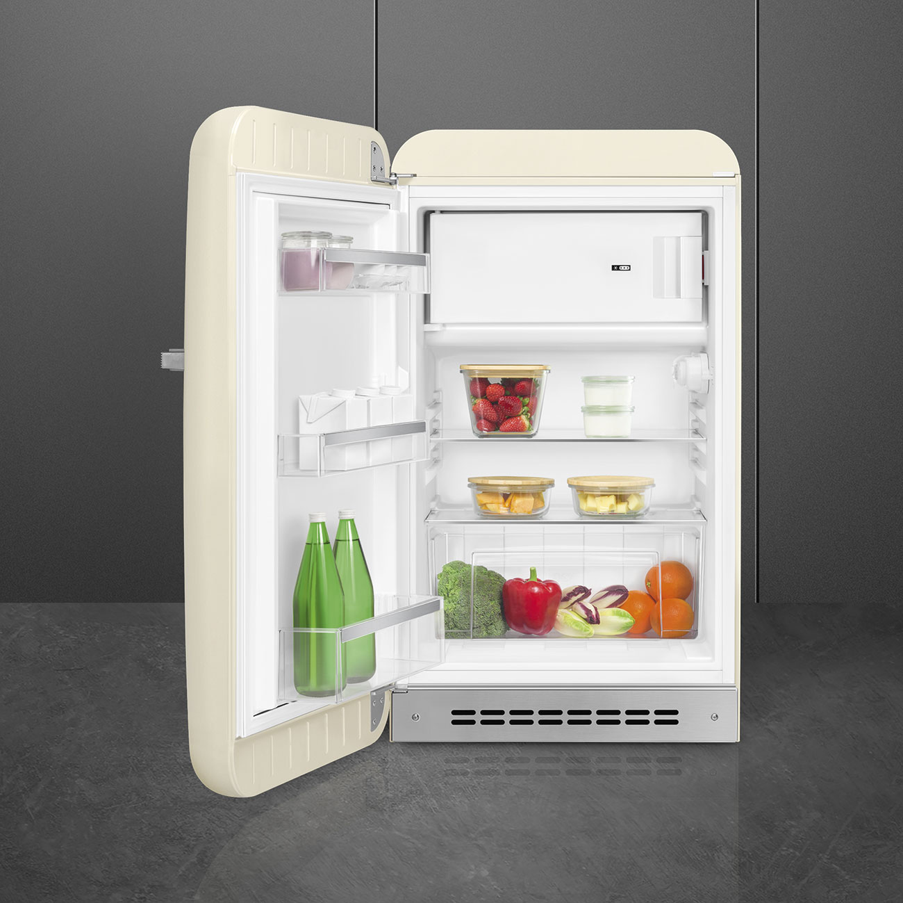 SMEG FAB10LCR6 vrijstaande koelkast met vriesvak - 96cm