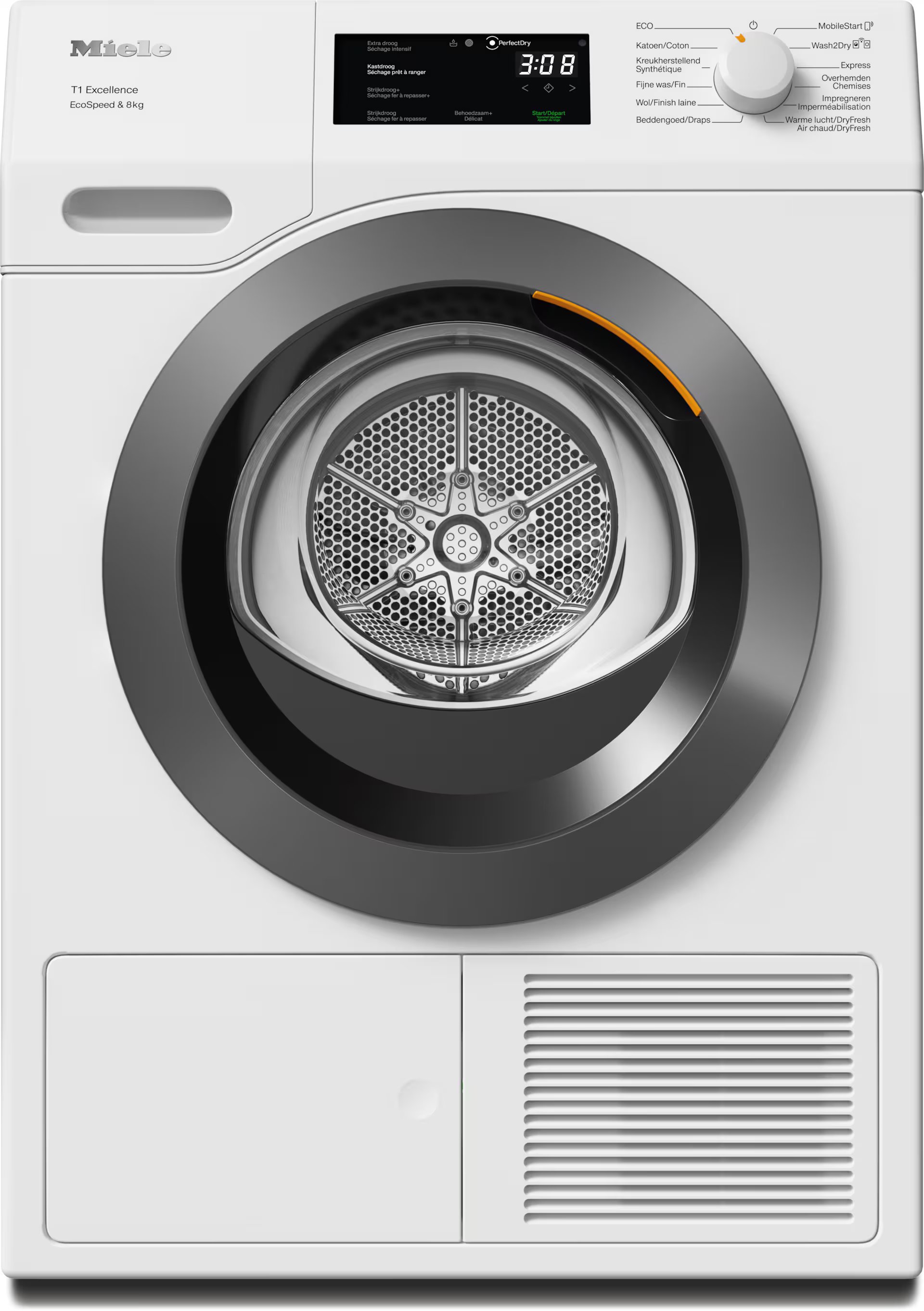 MIELE TEC655WP CHROME EDITION droogkast