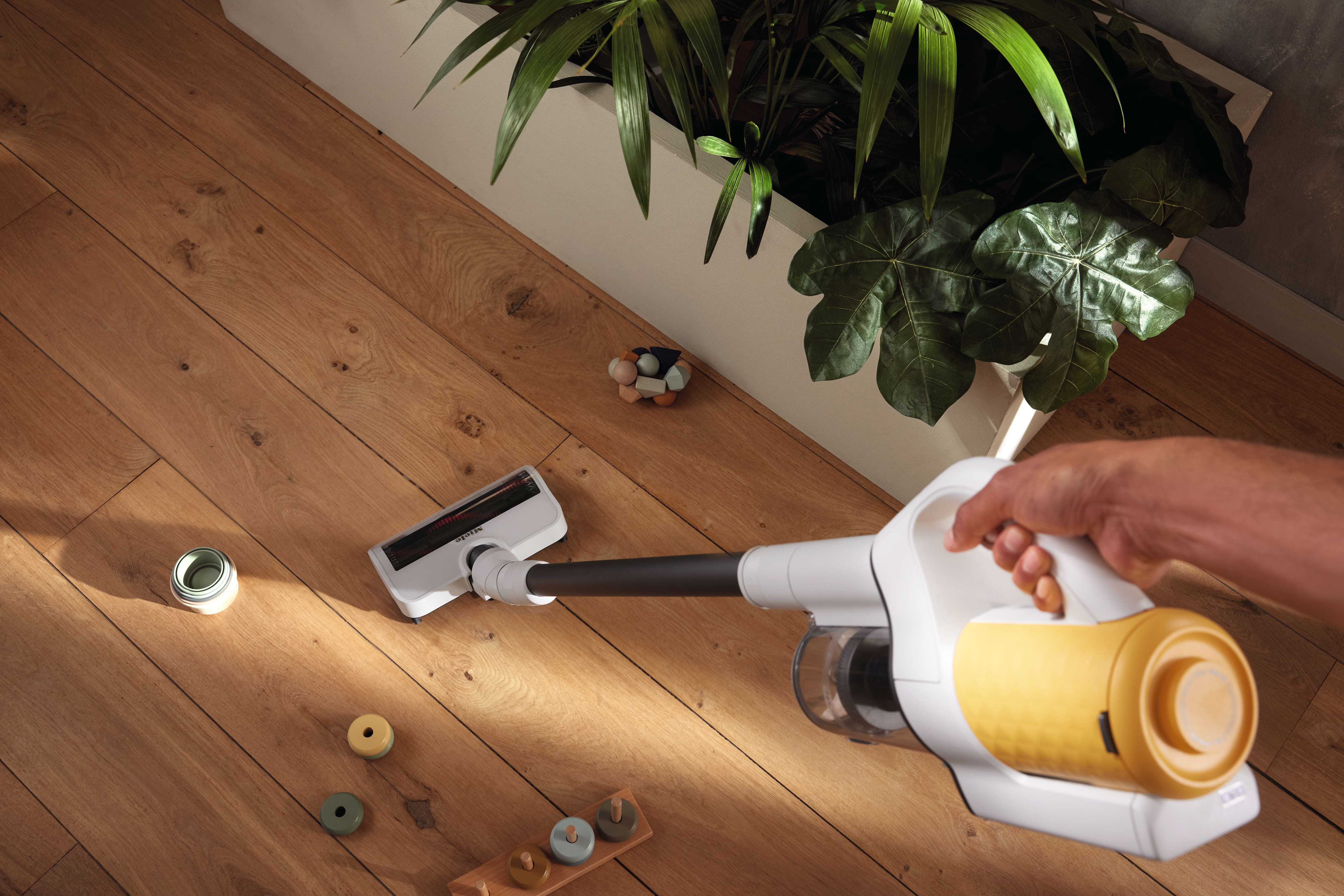 MIELE DUOFLEXHX1WIT/SUNSETGEEL DUOFLEX steelstofzuiger