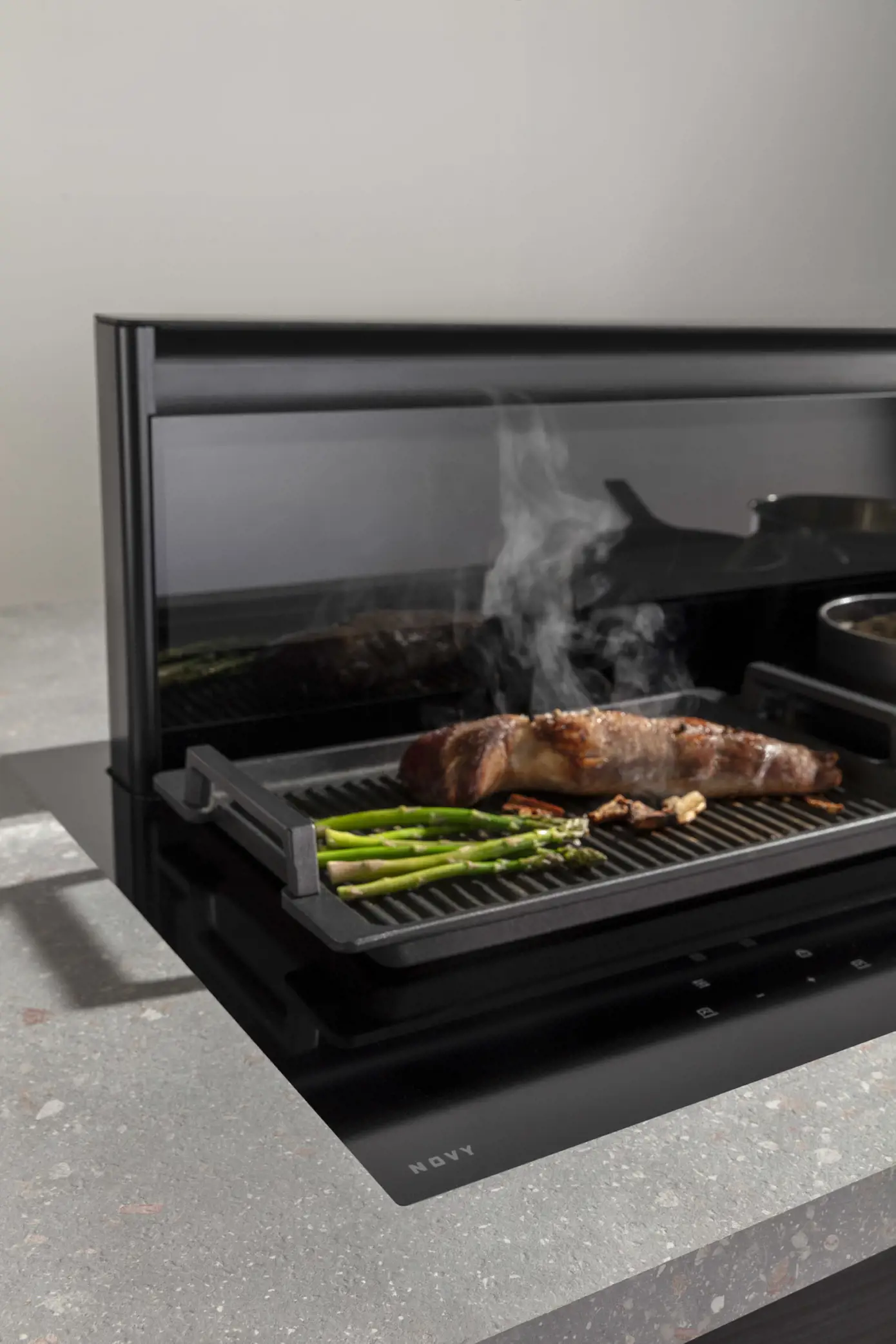 NOVY 42120 kookplaat met afzuiging - 120cm