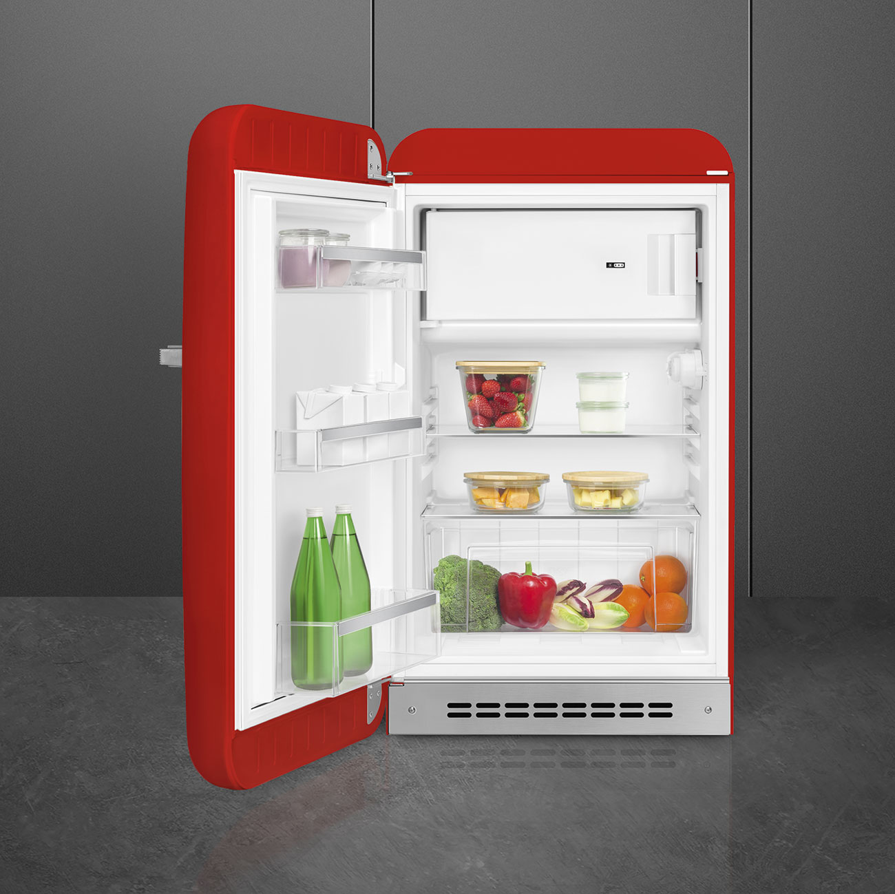 SMEG FAB10LRD6 vrijstaande koelkast met vriesvak - 96cm