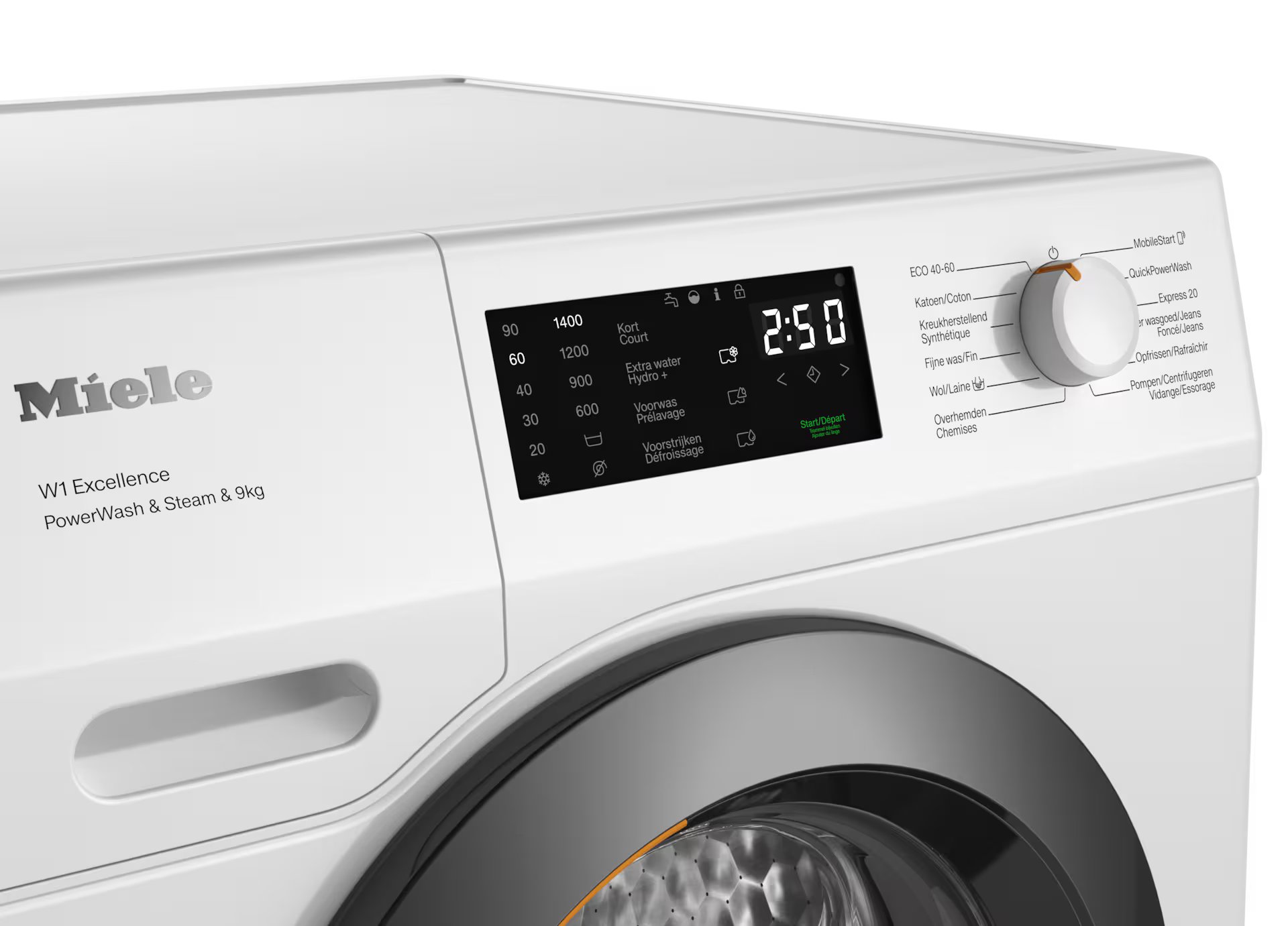 MIELE WED395WPS CHROME EDITION wasmachine