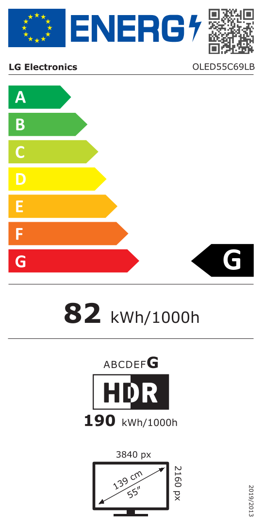 LG OLED55C69LB televisie 4K UHD - 55''