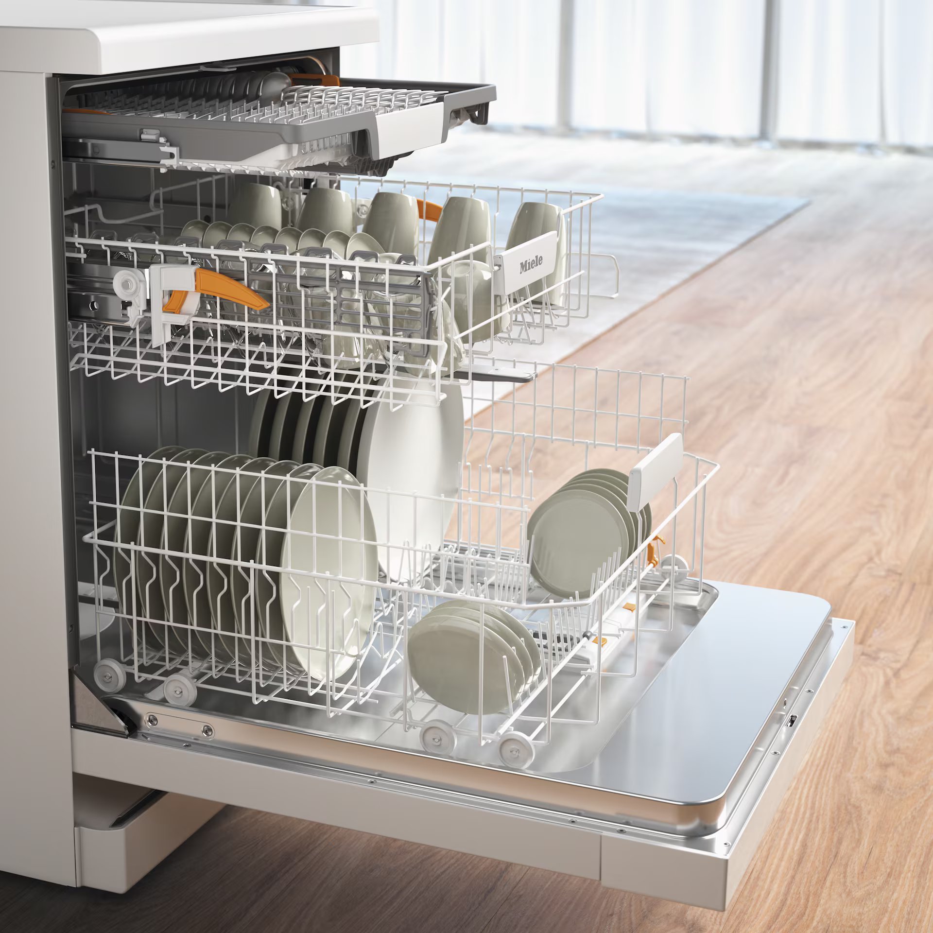 MIELE G5811SCACTIVEPLUSBW vrijstaande vaatwasser
