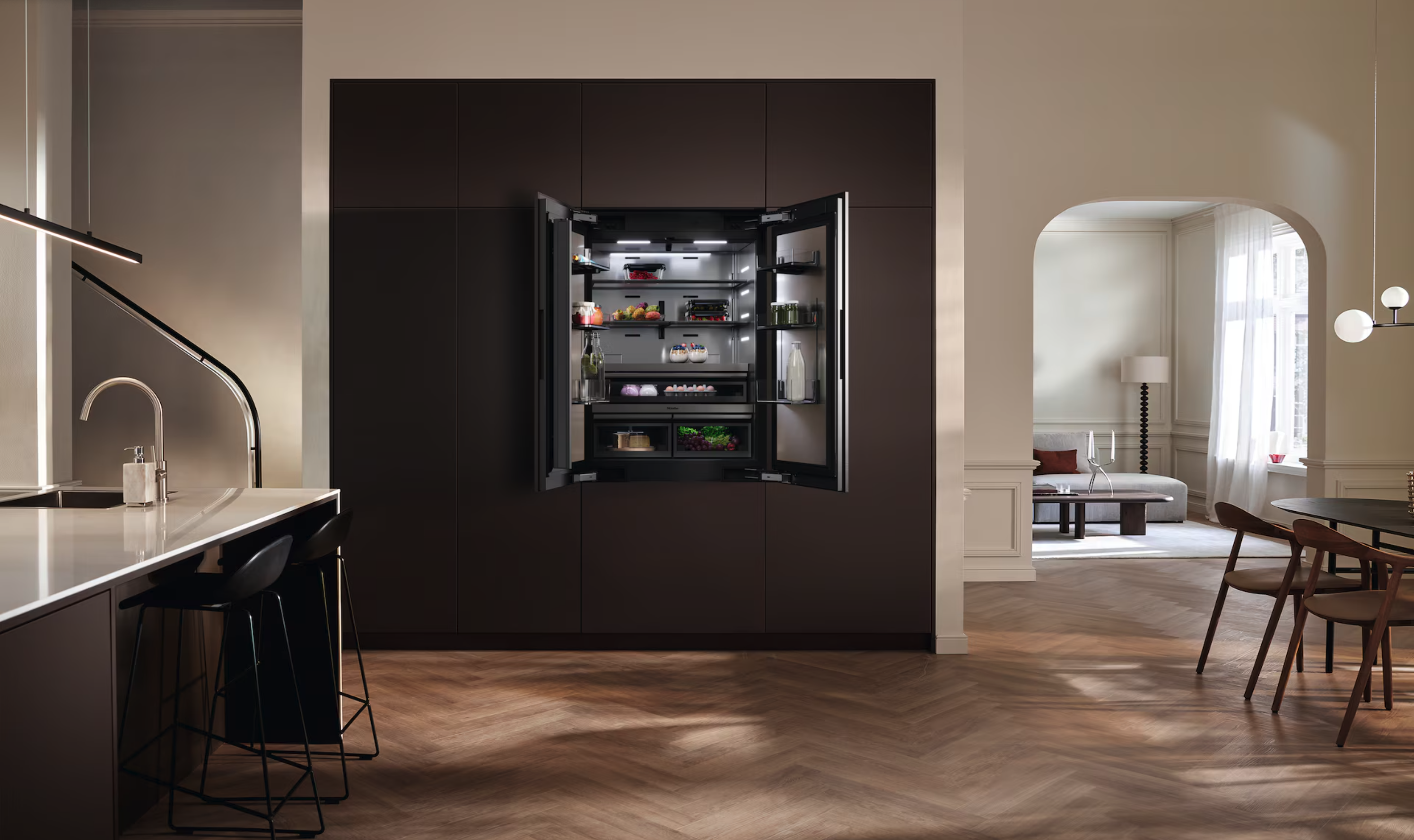 MIELE KFMC3844FD side-by-side - 213cm