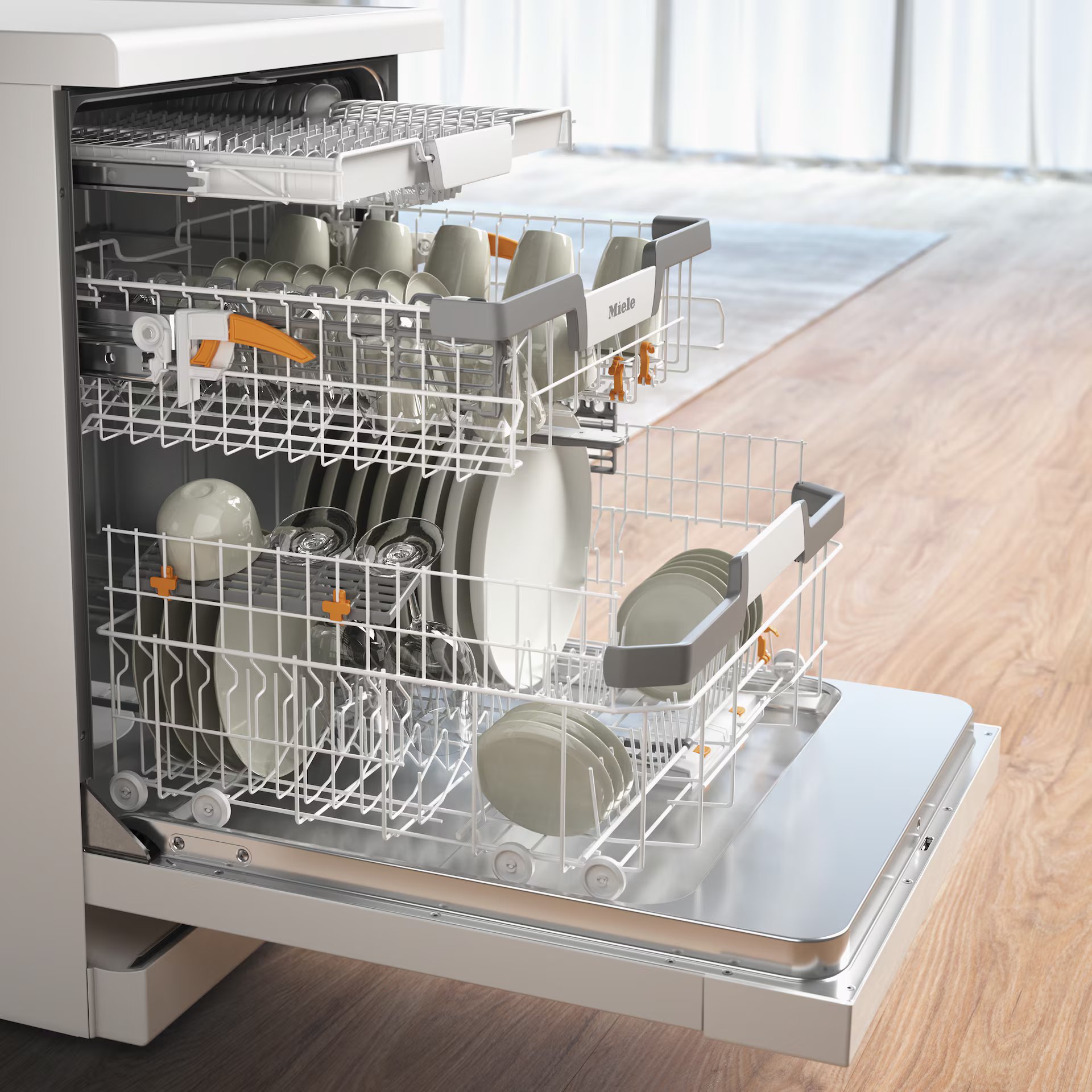 MIELE G5633SCACTIVEBW vrijstaande vaatwasser