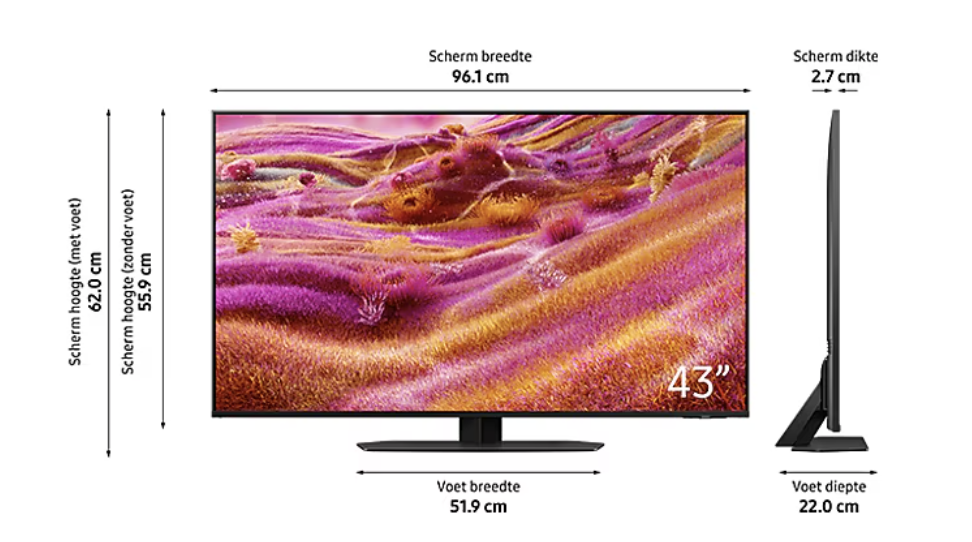 SAMSUNG QE43QN93FATXXN televisie 4K UHD