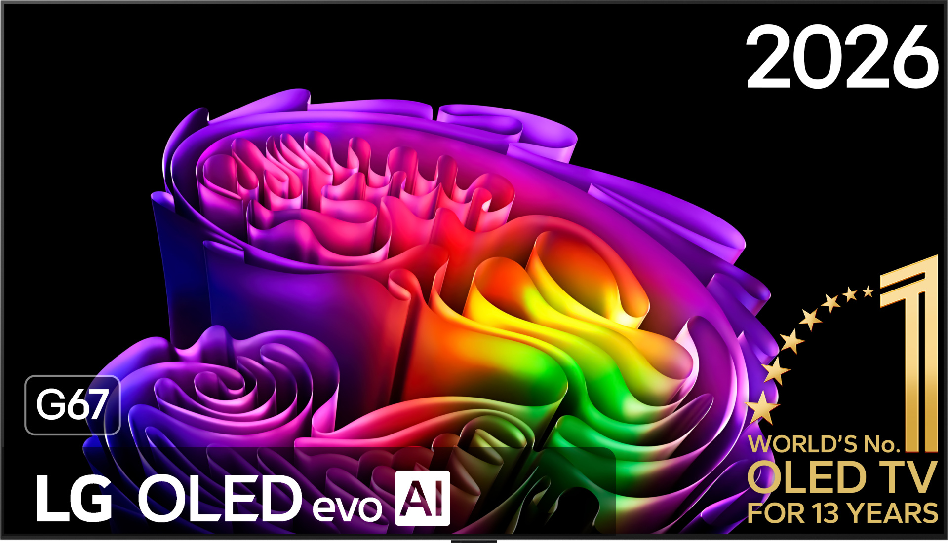 LG OLED77G67LW televisie 4K UHD - 77"