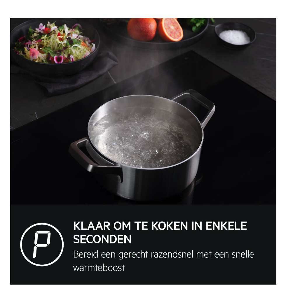 AEG NIK95I00IB 6000 inductiekookplaat - 90cm