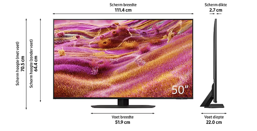 SAMSUNG QE50QN93FATXXN televisie 4K UHD - 50''