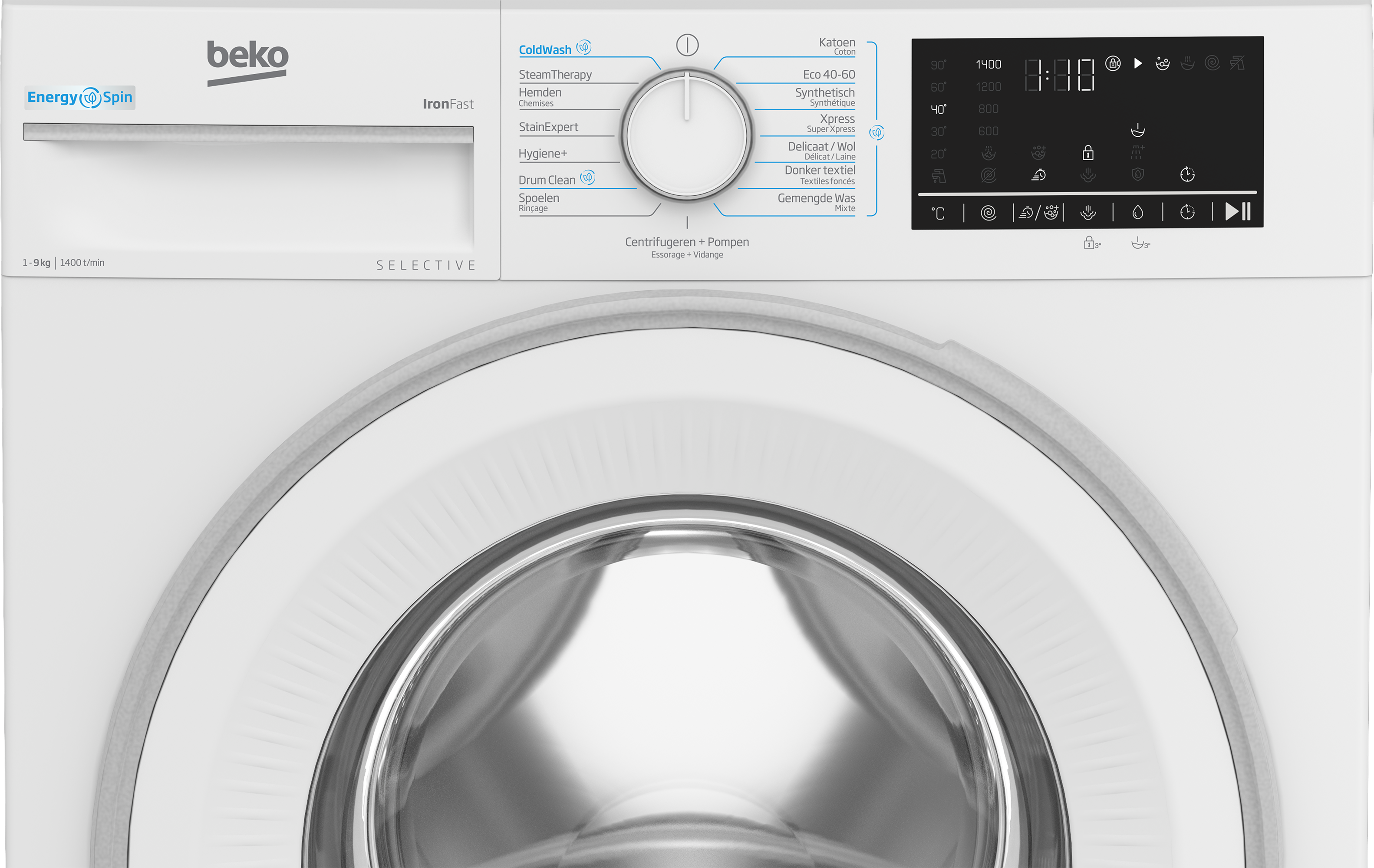 BEKO B3WM49410W2 wasmachine
